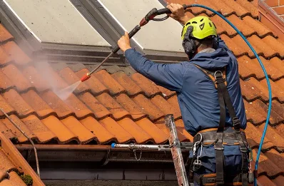 Démoussage et hydrofuge de toiture à Montaulin
